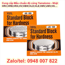 Mẫu Chuẩn Độ Cứng HRC, HV, HB Yamamoto